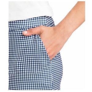 Vineyard Vines Printed Gingham Performance Skort